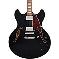 D'Angelico Premier DC Semi-Hollow Electric Guitar Surf GreenSolid Black