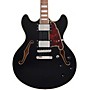 D'Angelico Premier DC Semi-Hollow Electric Guitar Solid Black