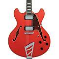 D'Angelico Premier DC Semi-Hollow Electric Guitar With Stairstep Tailpiece Ocean TurquoiseFiesta Red
