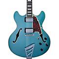 D'Angelico Premier DC Semi-Hollow Electric Guitar with Stairstep Tailpiece Ocean TurquoiseOcean Turquoise