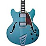 D'Angelico Premier DC Semi-Hollow Electric Guitar with Stairstep Tailpiece Ocean Turquoise
