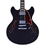 D'Angelico Premier DC Semi-Hollow Electric Guitar with Stopbar Tailpiece Black Flake
