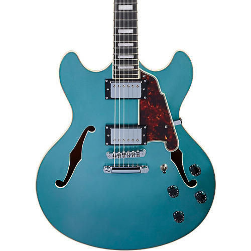 D'Angelico Premier DC Semi-Hollow Electric Guitar With Stopbar Tailpiece Condition 1 - Mint Ocean Turquoise
