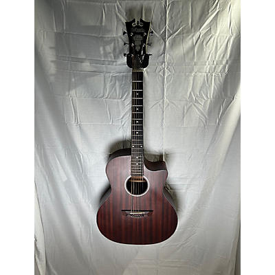 D'Angelico Premier Delancey Cutaway Dreadnought Acoustic Electric Guitar