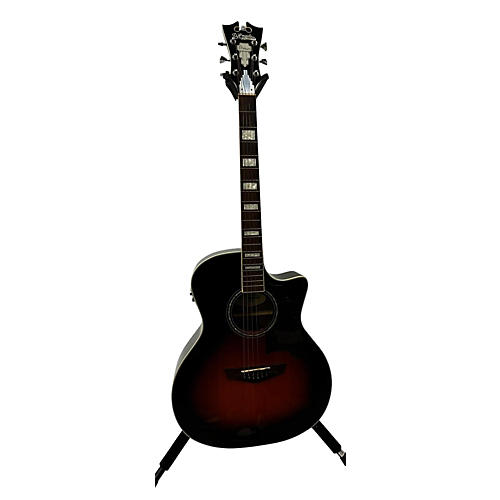 D'Angelico Premier Delancey Cutaway Dreadnought Acoustic Electric Guitar 2 Color Sunburst