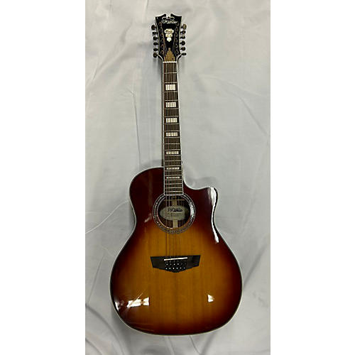 D'Angelico Premier Fulton 12 String 12 String Acoustic Electric Guitar Sunburst