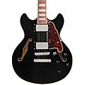 D'Angelico Premier Mini DC Semi-Hollow Electric Guitar Surf GreenSolid Black