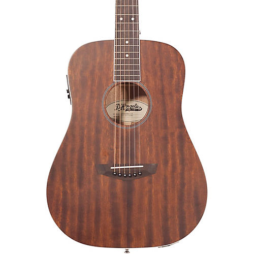 D'Angelico Premier Niagara Mahogany Mini Dreadnought Acoustic-Electric Guitar Condition 1 - Mint Natural