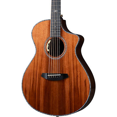 Breedlove Premier Redwood-Brazilian Rosewood Thinline Limited Edition Cutaway Concert Acoustic-Electric Guitar