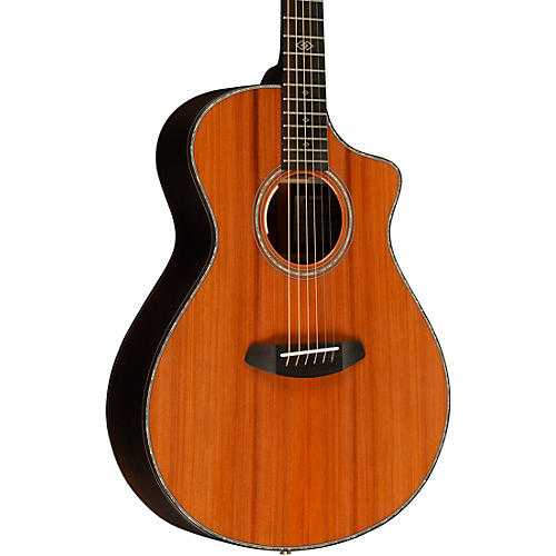 Breedlove Premier Redwood-Brazilian Rosewood Thinline Limited Edition Cutaway Concert Acoustic-Electric Guitar Natural