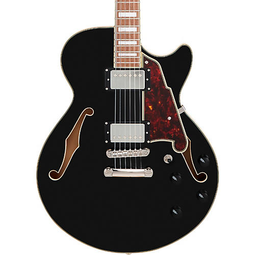 D'Angelico Premier SS Semi-Hollow Electric Guitar Solid Black