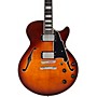 D'Angelico Premier SS Semi-Hollow Electric Guitar With Stopbar Tailpiece Dark Iced Tea Burst