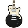 D'Angelico Premier Series Atlantic Solidbody Single Cutaway Electric Guitar With Stopbar Tailpiece Black Flake