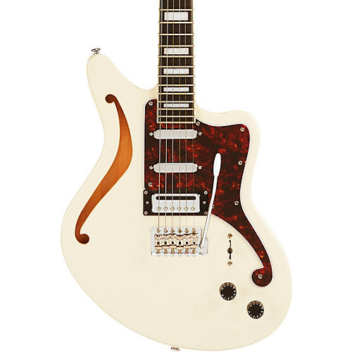 D'Angelico Premier Series Bedford SH Limited-Edition Electric Guitar With Tremolo Condition 1 - Mint Champagne