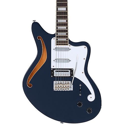 D'Angelico Premier Series Bedford SH Limited-Edition Electric Guitar With Tremolo Condition 1 - Mint Navy Blue