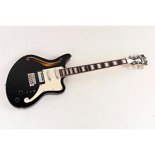 D'Angelico Premier Series Bedford SH Limited-Edition Electric Guitar With Tremolo Condition 3 - Scratch and Dent Black Flake 194744857782