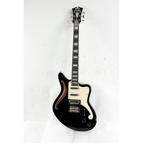 D'Angelico Premier Series Bedford SH Limited-Edition Electric Guitar With Tremolo Condition 3 - Scratch and Dent Black Flake 194744899980