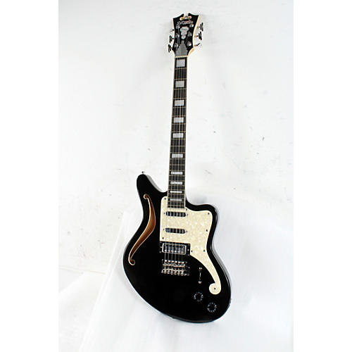 D'Angelico Premier Series Bedford SH Limited-Edition Electric Guitar With Tremolo Condition 3 - Scratch and Dent Black Flake 194744900457
