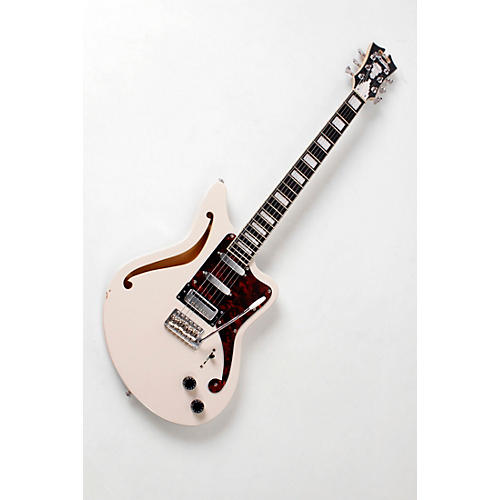 D'Angelico Premier Series Bedford SH Limited-Edition Electric Guitar With Tremolo Condition 3 - Scratch and Dent Champagne 197881049188