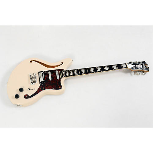 D'Angelico Premier Series Bedford SH Limited-Edition Electric Guitar With Tremolo Condition 3 - Scratch and Dent Champagne 197881092818