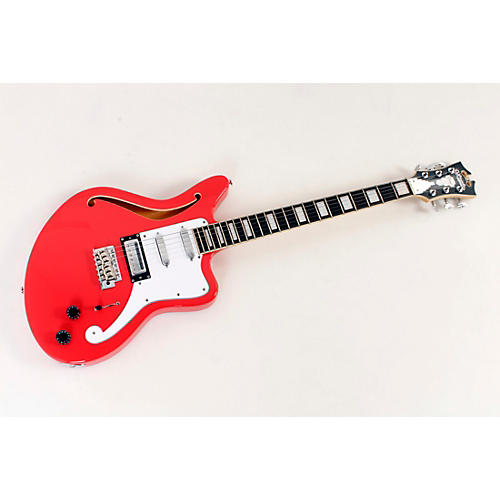 D'Angelico Premier Series Bedford SH Limited-Edition Electric Guitar With Tremolo Condition 3 - Scratch and Dent Fiesta Red 194744844133