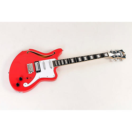 D'Angelico Premier Series Bedford SH Limited-Edition Electric Guitar With Tremolo Condition 3 - Scratch and Dent Fiesta Red 194744857362