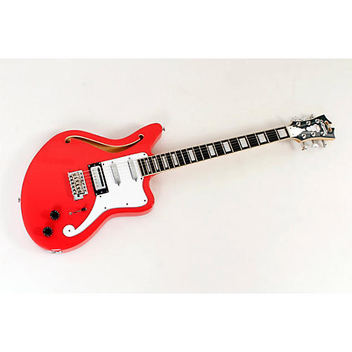 D'Angelico Premier Series Bedford SH Limited-Edition Electric Guitar With Tremolo Condition 3 - Scratch and Dent Fiesta Red 194744857379