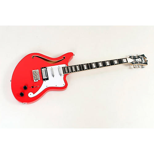 D'Angelico Premier Series Bedford SH Limited-Edition Electric Guitar With Tremolo Condition 3 - Scratch and Dent Fiesta Red 194744857386