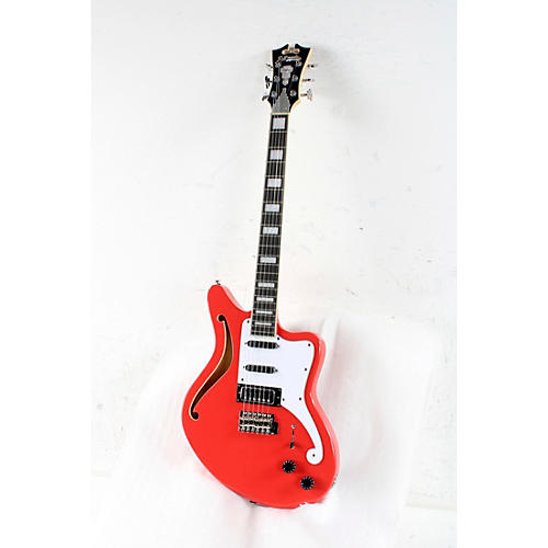 D'Angelico Premier Series Bedford SH Limited-Edition Electric Guitar With Tremolo Condition 3 - Scratch and Dent Fiesta Red 194744860072