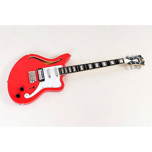D'Angelico Premier Series Bedford SH Limited-Edition Electric Guitar With Tremolo Condition 3 - Scratch and Dent Fiesta Red 194744863929