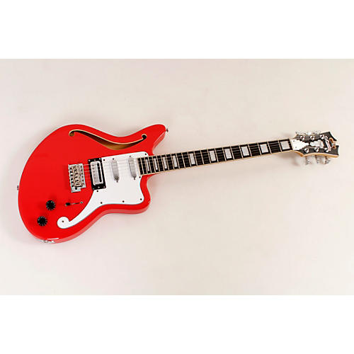 D'Angelico Premier Series Bedford SH Limited-Edition Electric Guitar With Tremolo Condition 3 - Scratch and Dent Fiesta Red 194744866937