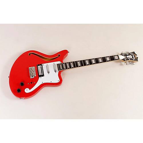 D'Angelico Premier Series Bedford SH Limited-Edition Electric Guitar With Tremolo Condition 3 - Scratch and Dent Fiesta Red 194744867156