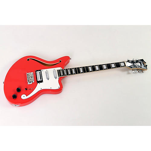 D'Angelico Premier Series Bedford SH Limited-Edition Electric Guitar With Tremolo Condition 3 - Scratch and Dent Fiesta Red 194744899065