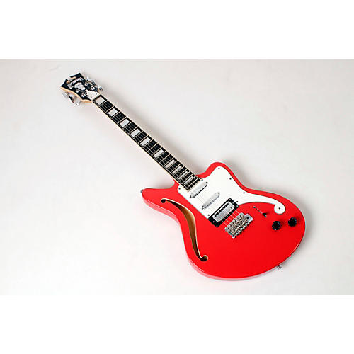 D'Angelico Premier Series Bedford SH Limited-Edition Electric Guitar With Tremolo Condition 3 - Scratch and Dent Fiesta Red 197881080303