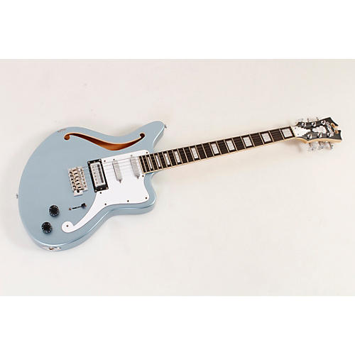 D'Angelico Premier Series Bedford SH Limited-Edition Electric Guitar With Tremolo Condition 3 - Scratch and Dent Ice Blue Metallic 194744816963