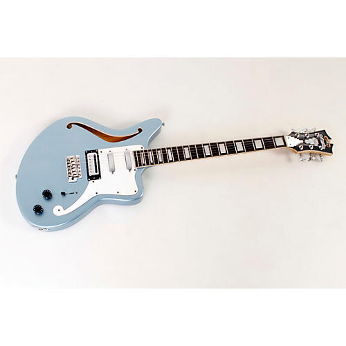 D'Angelico Premier Series Bedford SH Limited-Edition Electric Guitar With Tremolo Condition 3 - Scratch and Dent Ice Blue Metallic 194744880834