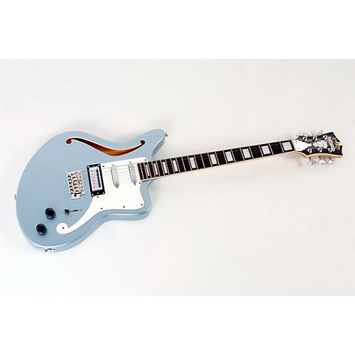 D'Angelico Premier Series Bedford SH Limited-Edition Electric Guitar With Tremolo Condition 3 - Scratch and Dent Ice Blue Metallic 194744884627