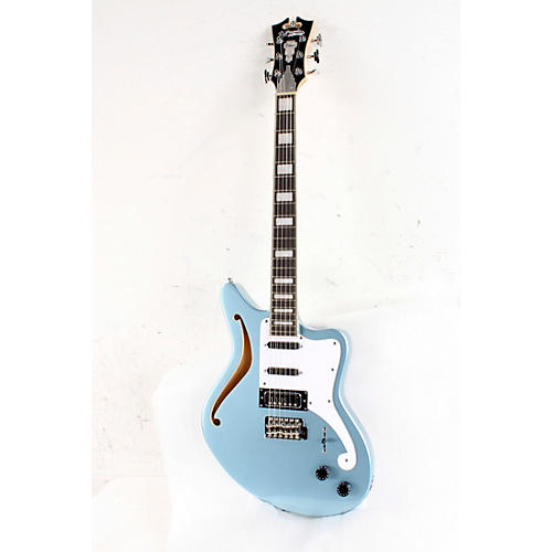 D'Angelico Premier Series Bedford SH Limited-Edition Electric Guitar With Tremolo Condition 3 - Scratch and Dent Ice Blue Metallic 194744891977