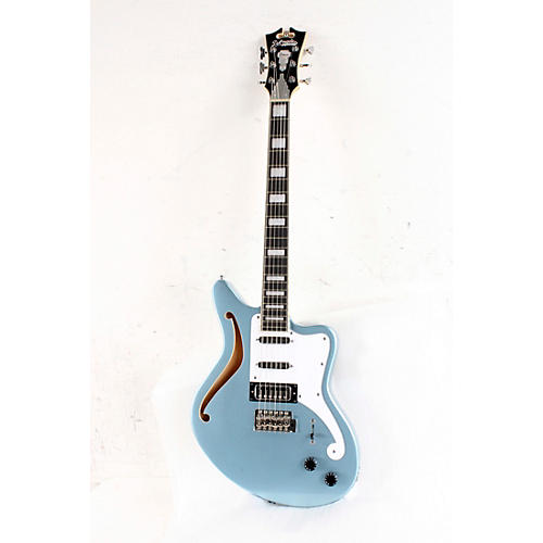 D'Angelico Premier Series Bedford SH Limited-Edition Electric Guitar With Tremolo Condition 3 - Scratch and Dent Ice Blue Metallic 194744891984