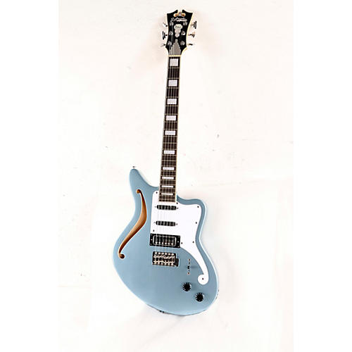 D'Angelico Premier Series Bedford SH Limited-Edition Electric Guitar With Tremolo Condition 3 - Scratch and Dent Ice Blue Metallic 194744901355