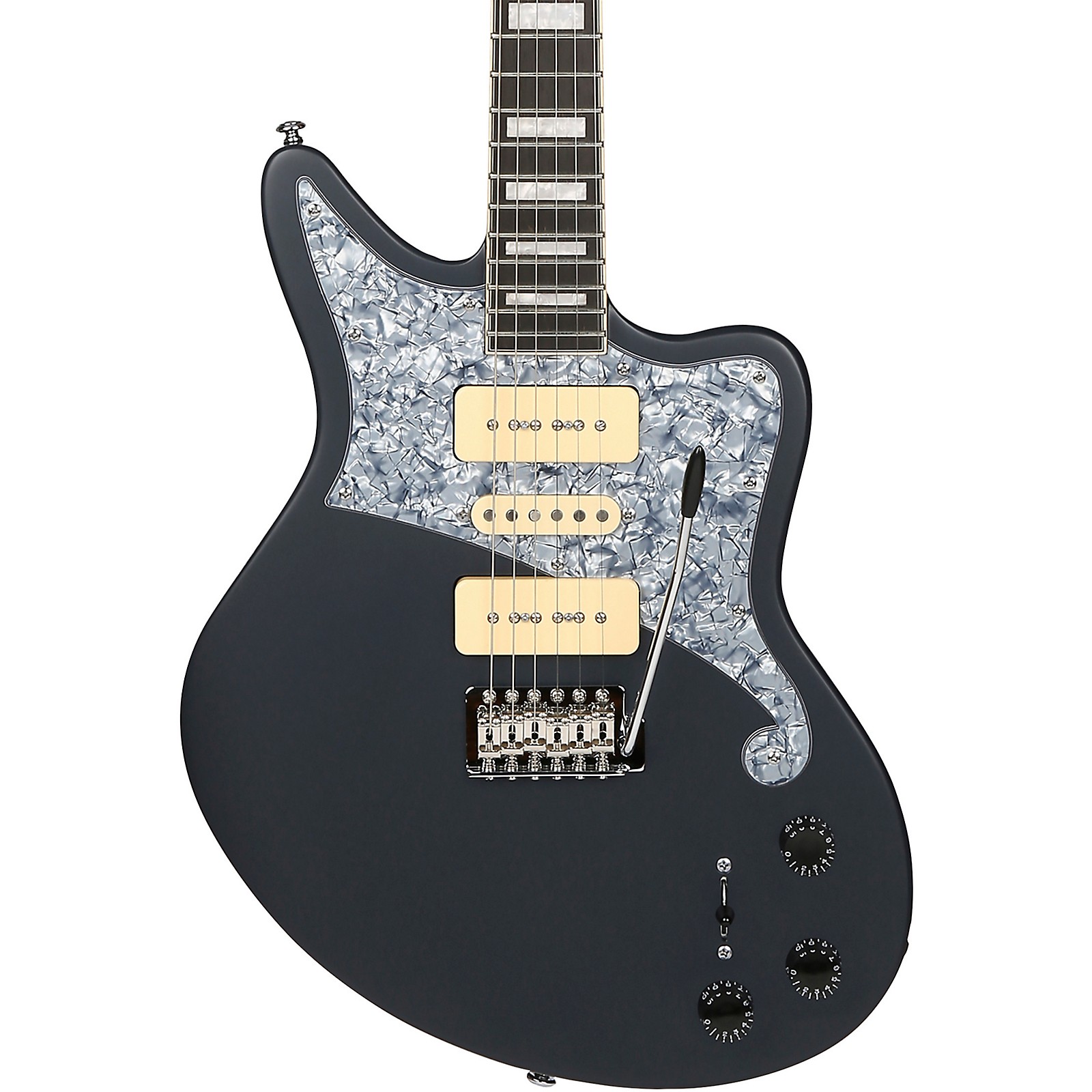 D'Angelico Premier Series Bob Weir Bedford Solidbody Electric Guitar with Tremolo Matte Stone