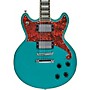 Open-Box D'Angelico Premier Series Brighton Electric Guitar With Stopbar Tailpiece Condition 1 - Mint Ocean Turquoise