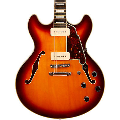 D'Angelico Premier Series DC Boardwalk Semi-Hollow Electric Guitar with Seymour Duncan P90s