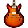 D'Angelico Premier Series DC Boardwalk Semi-Hollow Electric Guitar with Seymour Duncan P90s Vintage Sunburst