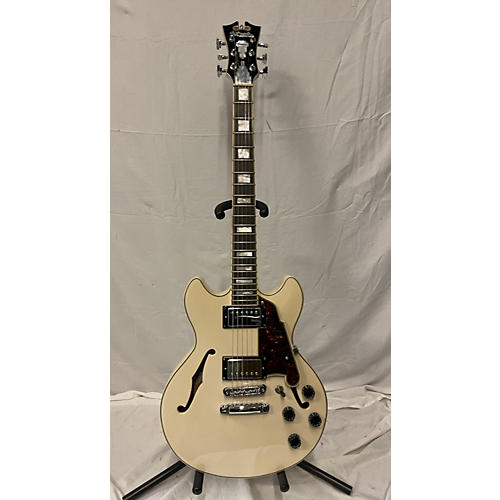 D'Angelico Premier Series DC Hollow Body Electric Guitar White