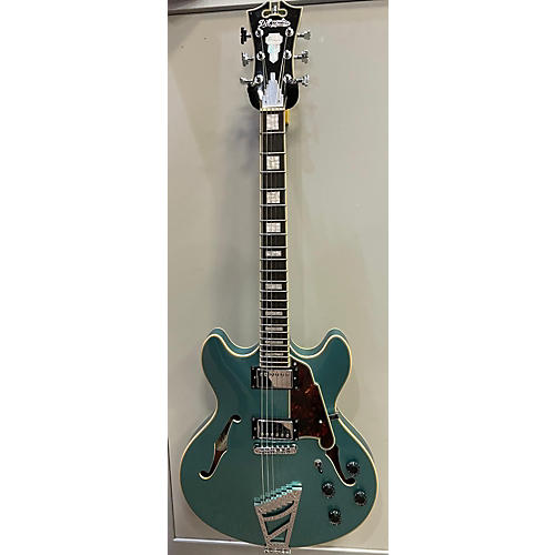 D'Angelico Premier Series DC Hollow Body Electric Guitar Ocean Turquoise