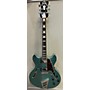 Used D'Angelico Premier Series DC Hollow Body Electric Guitar Ocean Turquoise