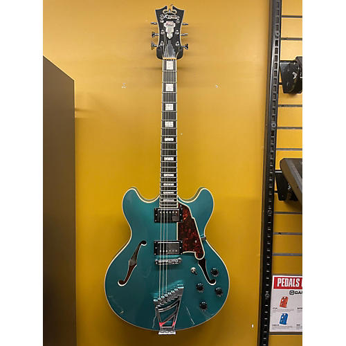 D'Angelico Premier Series DC Hollow Body Electric Guitar Ocean Turquoise