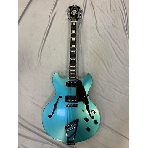 D'Angelico Premier Series DC Hollow Body Electric Guitar Ocean Turquoise