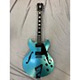 Used D'Angelico Premier Series DC Hollow Body Electric Guitar Ocean Turquoise